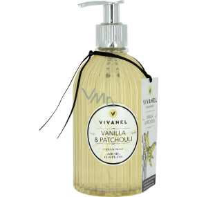Vivian Gray Vivanel Vanilla & Patchouli luxusné tekuté mydlo s dávkovačom 350 ml