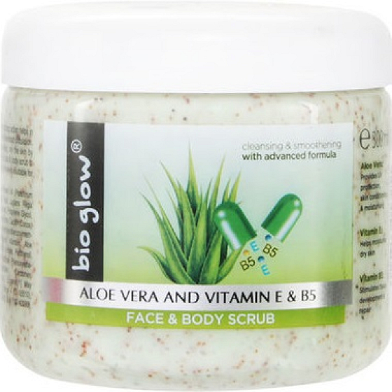 Bio Glow Aloe Vera peeling na tvár a telo 300 ml
