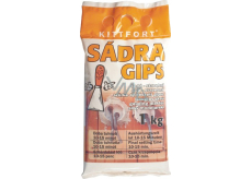 Kittfort Sadra Gips šedá - stavebná 1 kg