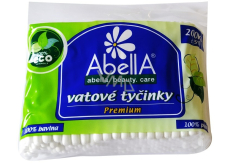 Abella Premium vatové tyčinky sáčok 200 kusov