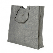 Albi Eko taška vyrobená z pratelného papiera skladacie - sivá 37 cm x 37 cm x 9,5 cm