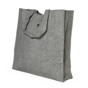 Albi Eko taška vyrobená z prateľného papiera skladacia - sivá 37 cm x 37 cm x 9,5 cm