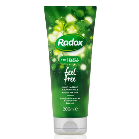 Radox Feel Free energetizujúca starajúca sprchový gél šetrne čistí, dlho prevonia 200 ml