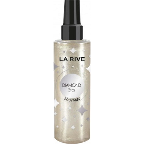 La Rive Diamond Star trblietavá hmla na telo 200 ml