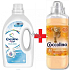 Coccolino Care White prací gél 30 dávok 1,2 l + Coccolino Orange Rush koncentrovaný prací prostriedok 42 dávok 1050 ml, duopack