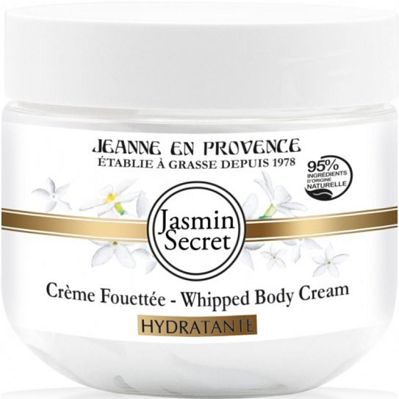 Jeanne en Provence Jasmin Secret - Tajomstvo jazmínu šľahačkový telový krém 150 g