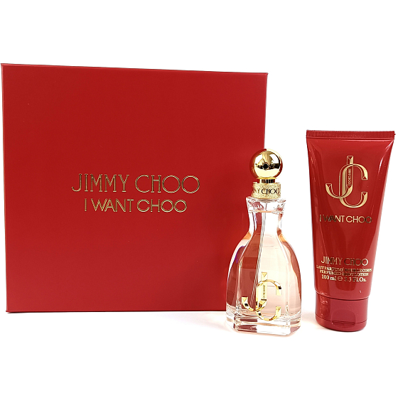 Jimmy Choo I Want Choo parfumovaná voda 60 ml + telové mlieko 100 ml, darčeková súprava pre ženy