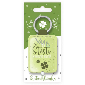 Nekupto Svietiaca kľúčenka Pre šťastie, ktoré patrí len tebe 4,6 x 9,5 x 0,8 cm
