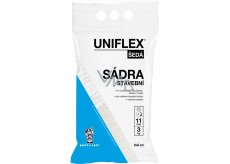 Uniflex sádra šedá, stavební, 3 kg