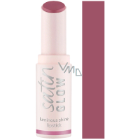 Essence Satin Glow Luminous Shine lesklá rtěnka 04 Let´s Get Mauvin 3,5 g