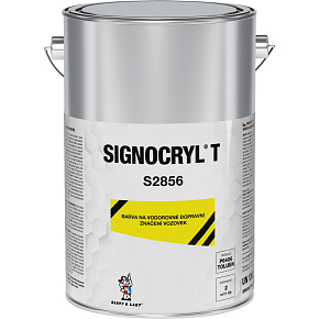 SIGNOCRYL T farba na vodorovné dopravné značenie vozoviek S2856, 0620 žltá, 18 l