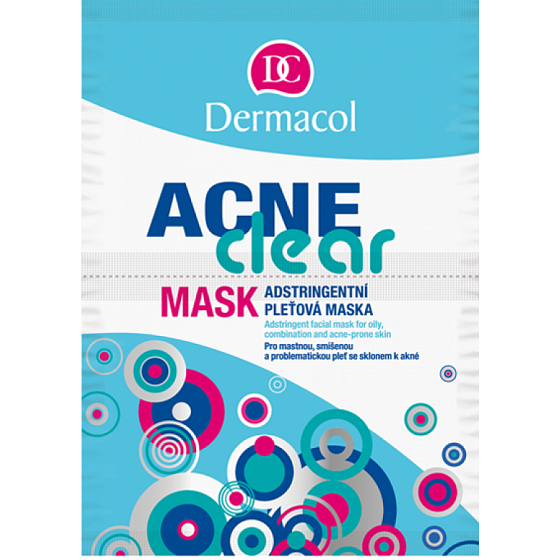 Dermacol Acneclear Adstringentná maska pre problematickú pleť 2 x 8 g