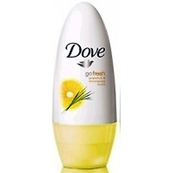 Dove Go Fresh Energize Grep & Citrónová trávakuličkový dezodorant roll-on pre ženy 50 ml