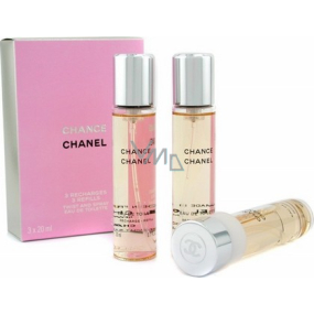 Chanel Chance toaletná voda náplne pre ženy 3 x 20 ml