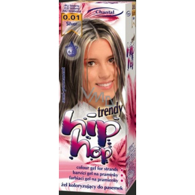 Chantal Hip Hop Trendy farbiace gél na pramienky 0.01 Strieborný