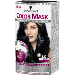 Schwarzkopf Color Mask farba na vlasy 100 Čierny