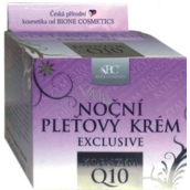 Bione Cosmetics Exclusive & Q10 nočný pleťový krém pre všetky typy pleti 51 ml
