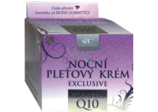 Bion Cosmetics Exclusive & Q10 nočný pleťový krém pre všetky typy pleti 51 ml