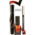 Gabriella salva D Amore riasenka čierna 12 ml + Stars Enamel lak na nechty 03 Intense Coral 11 ml + Eyeliner Contour ceruzka na oči 01 čierna 1,5 g, kozmetická sada