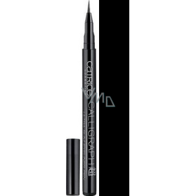 Catrice CALLIGRAPHY Pen ultra tenké očné linky v pere 010 Blackest Black 1 ml