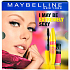 Maybelline Colossal Go Extreme! Volum Very riasenka Black 9,5 ml + Colorama lak na nechty 006 7 ml, kozmetická sada