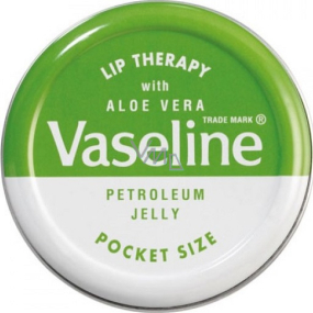 Vaseline Lip Therapy Aloe Vera petrolejová masť na pery 20 g