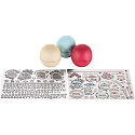Eos Limitovaná edícia Holiday 2015 Sladká mäta + Granátové jablko + Vanilkové zrná Balzam na pery 3 x 7 g