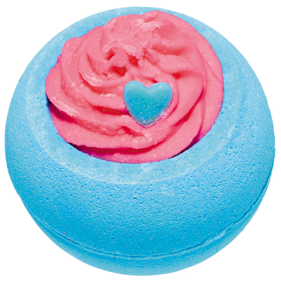 Bomb Cosmetics Čučoriedkový zábavný deň - Blueberry Funday Šumivý balistik do kúpeľa 160 g