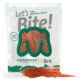 Brit Lets Bite Kuracie filety doplnkové krmivo pre psov 275 g