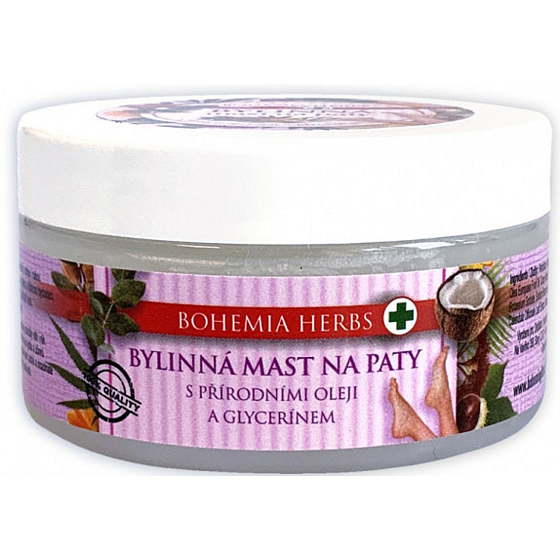 Bohemia Gifts Herbs Bylinná masť na päty a mozole s prírodnými olejmi 100 ml