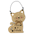 Nekupto Pets drevená tabuľka Láska je štvornohá - mačka 12 x 8,5 cm