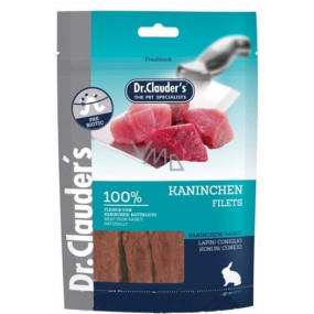 Dr. Clauders Králičie filety sušené mäso pre psov 80 g