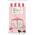 Baylis & Harding Jahodový Cupcake tekuté telové mydlo 100 ml + Malinový panna cotta sprchový krém 100 ml + Cukrová mandle mydlo 100 g Ružová kolekcia kozmetická sada starostlivosť o telo