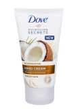 Dove Nourishing Secrets Ošetrujúci Rituál Kokos krém na ruky pre suchú pokožku 75 ml