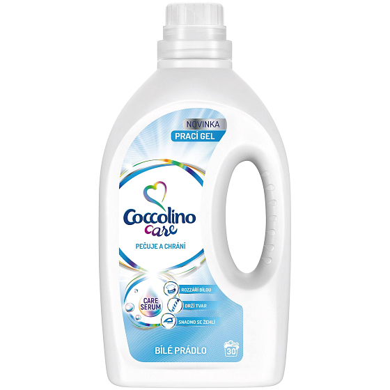 COCCOLINO Care Biele prádlo prací gél 30 dávok 1,2 l