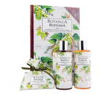 Bohemia Gifts Botanica Chmeľ a obilia sprchový gél 200 ml + šampón 200 ml + mydlo 100 g, kniha kozmetická sada