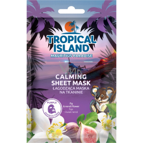 Marion Tropický ostrov Maurícius Paradise textilné pleťová maska proti vráskam 1 kus