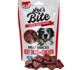 Brit Lets Bite Meat Snacks hovädzie kostičky s kuracím mäsom 80 g