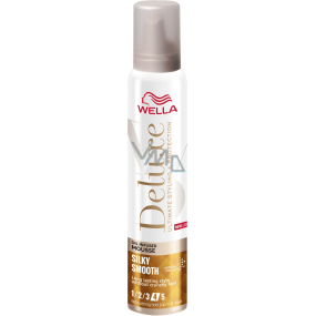 Wella Deluxe Silky Smooth silná fixácia penové tužidlo na vlasy 200 ml