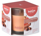 Bolsius True Scents Apple Cinammon - sviečka s vôňou jablka a škorice v skle 95 x 95 mm, doba horenia 43 hodín