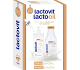 Lactovit Lactooil telové mlieko 400 ml + sprchový gél 500 ml, kozmetická sada