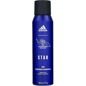 Adidas UEFA Champions League Star dezodorant v spreji pre mužov 150 ml