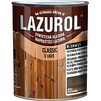 Lazurol Classic S1023 tenkovrstvá lazúra na drevo s obsahom olejov, 0022 palisander, 750 ml
