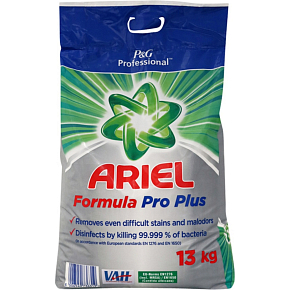 Ariel Formula Pro Plus prací prášok pre profesionálne použitie 130 dávok 13 kg