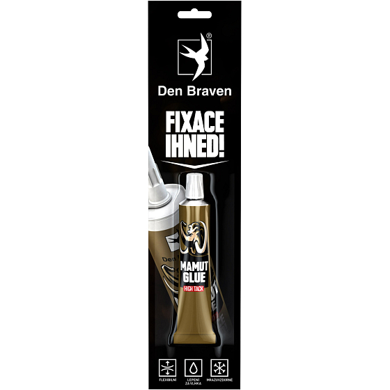 Den Braven Mamut Glue High Tack univerzálne montážne lepidlo, biele, 25 ml