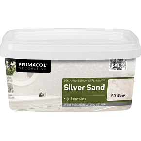 Primacol Decorative Silver Sand dekoratívna štrukturálna farba, S0 Báza, 1 l