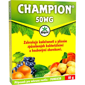 Fungicid Champion Biom prípravok na ochranu rastlín 50WG, 10 g