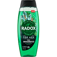 Radox Feel Invigorated 2v1 sprchový gel a šampon pre mužov 400 ml