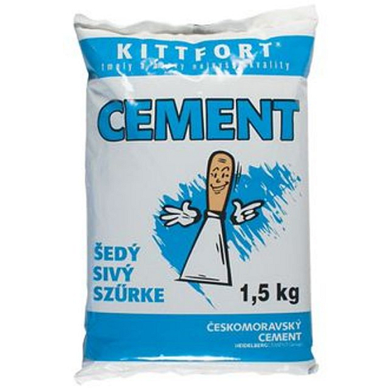Kittfort Cement sivý 1,5 kg