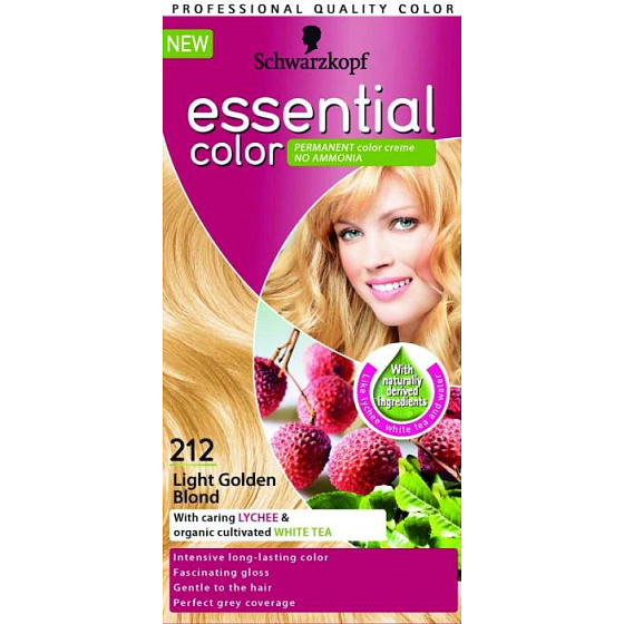 Schwarzkopf Essential Color dlhotrvajúca farba na vlasy 212 Svetle zlatoplavá